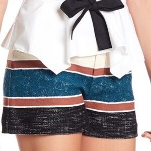 10 Crosby Derek Lam Striped Shorts. Size 10